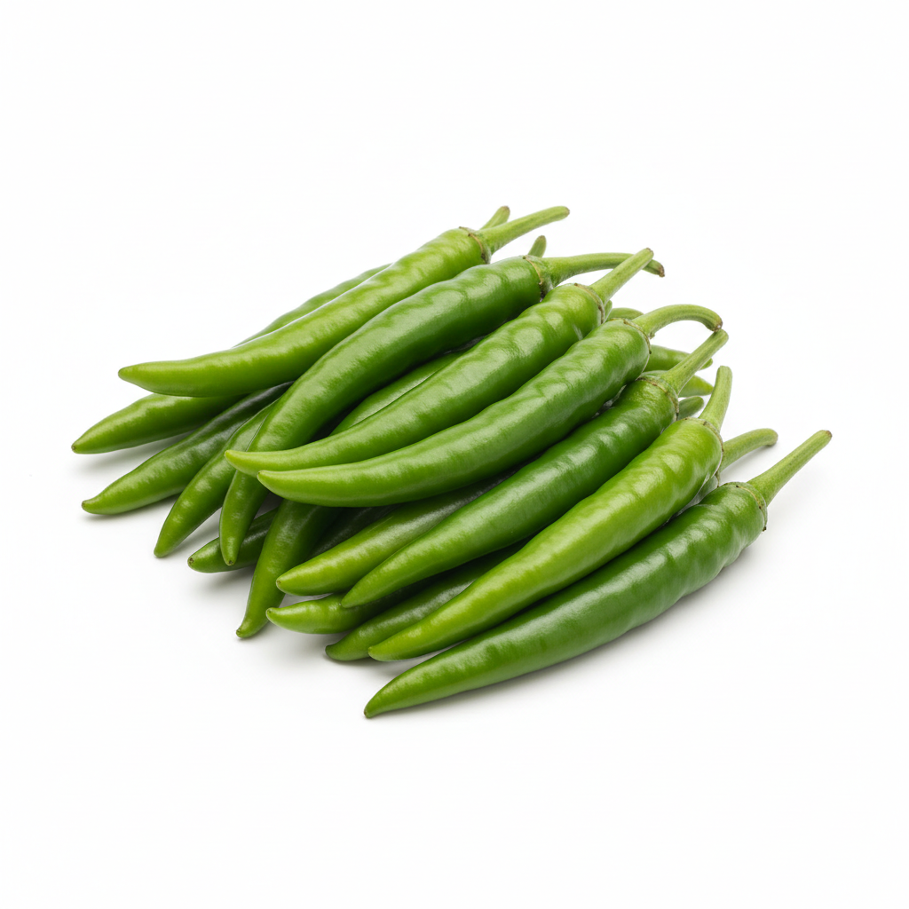 Green Chilli Hot (small) 100 gm