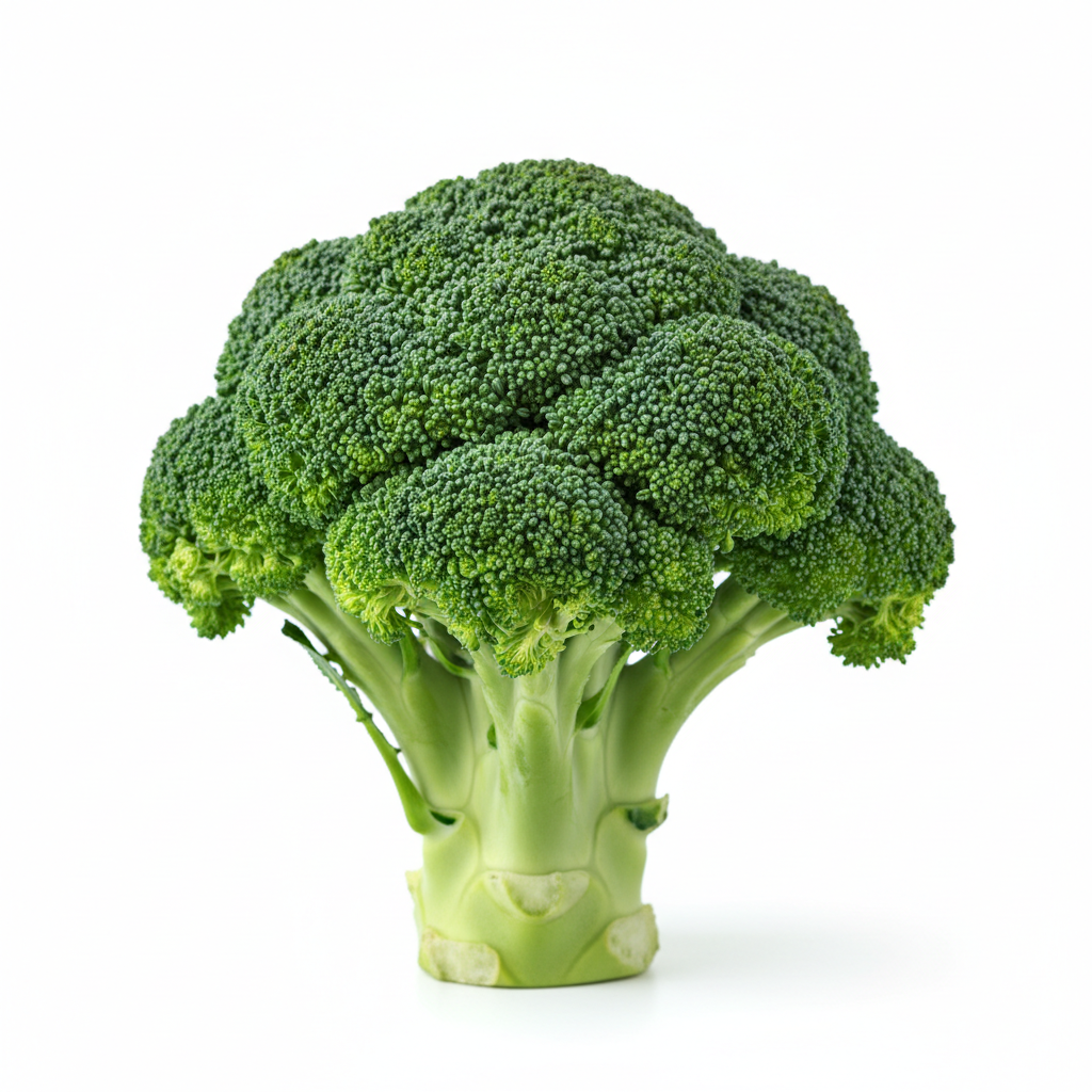 Fresh broccoli head