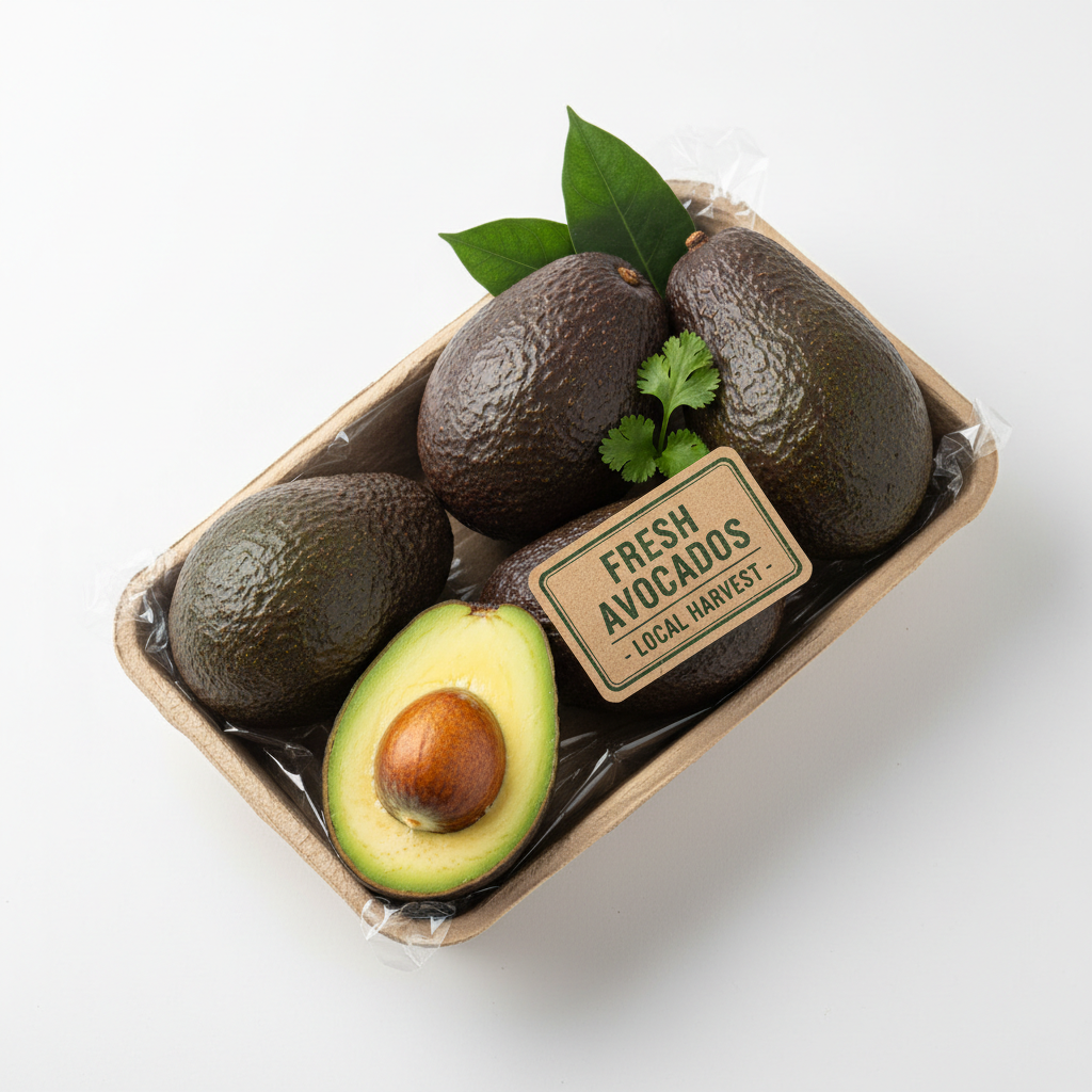 Fresh avocado pack 4-5 pieces