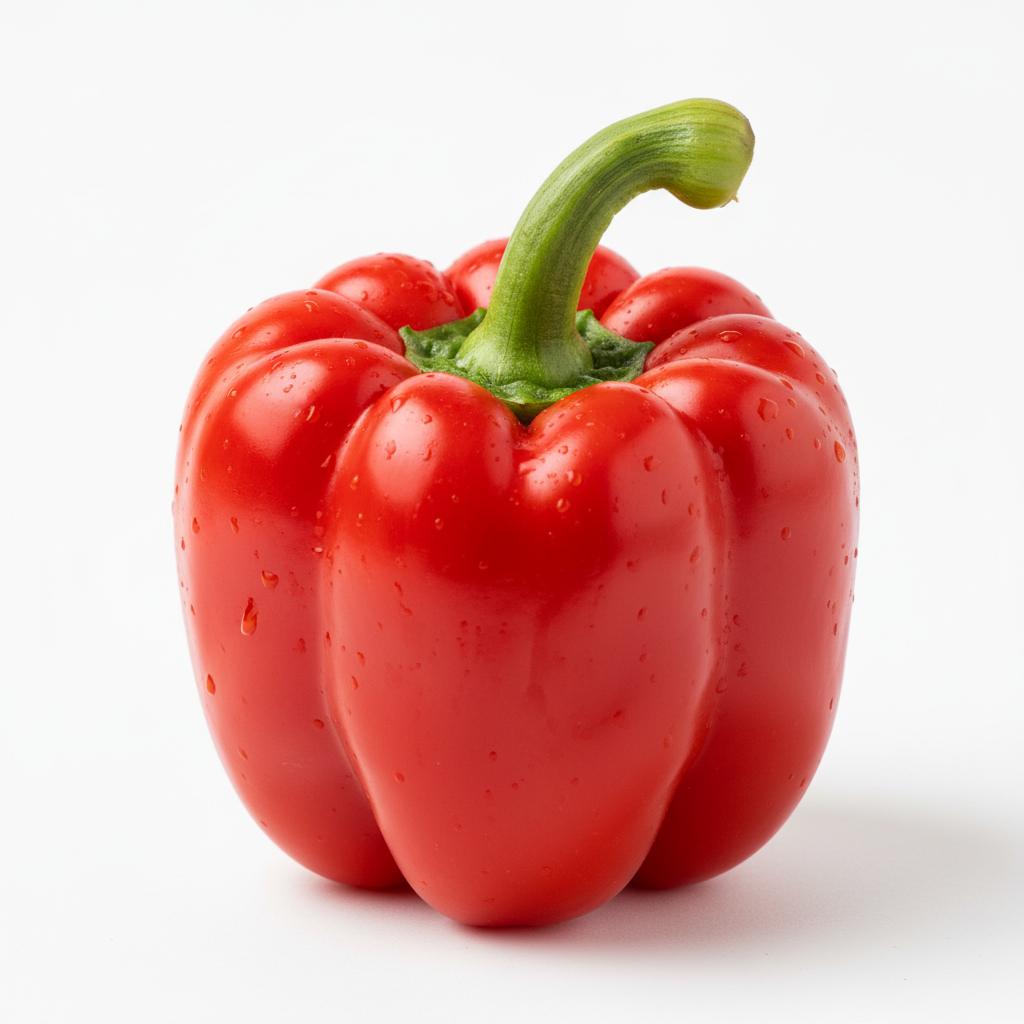 Fresh red capsicum