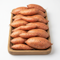 Fresh sweet potato tray