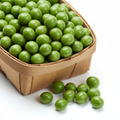 Fresh green round beans