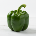 Fresh green capsicum