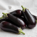Fresh purple eggplant