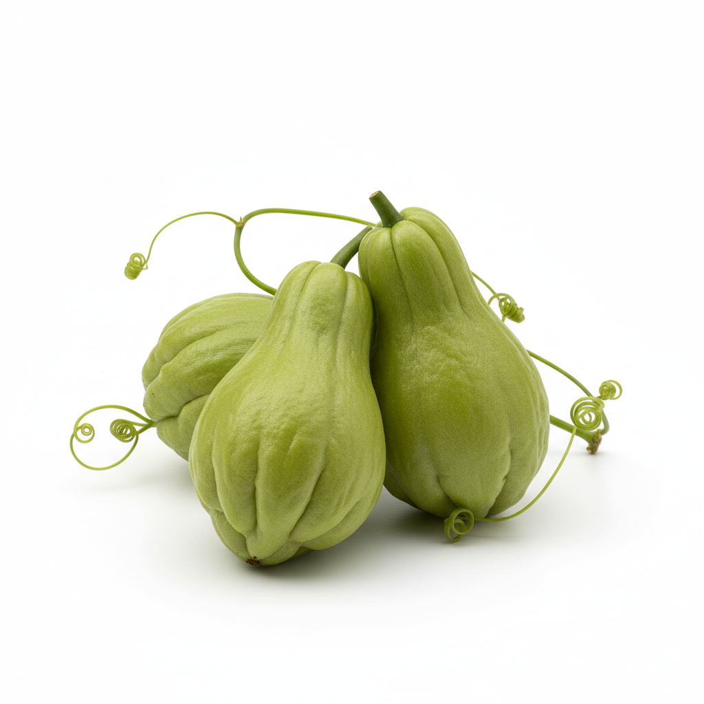 Fresh chokos chayote