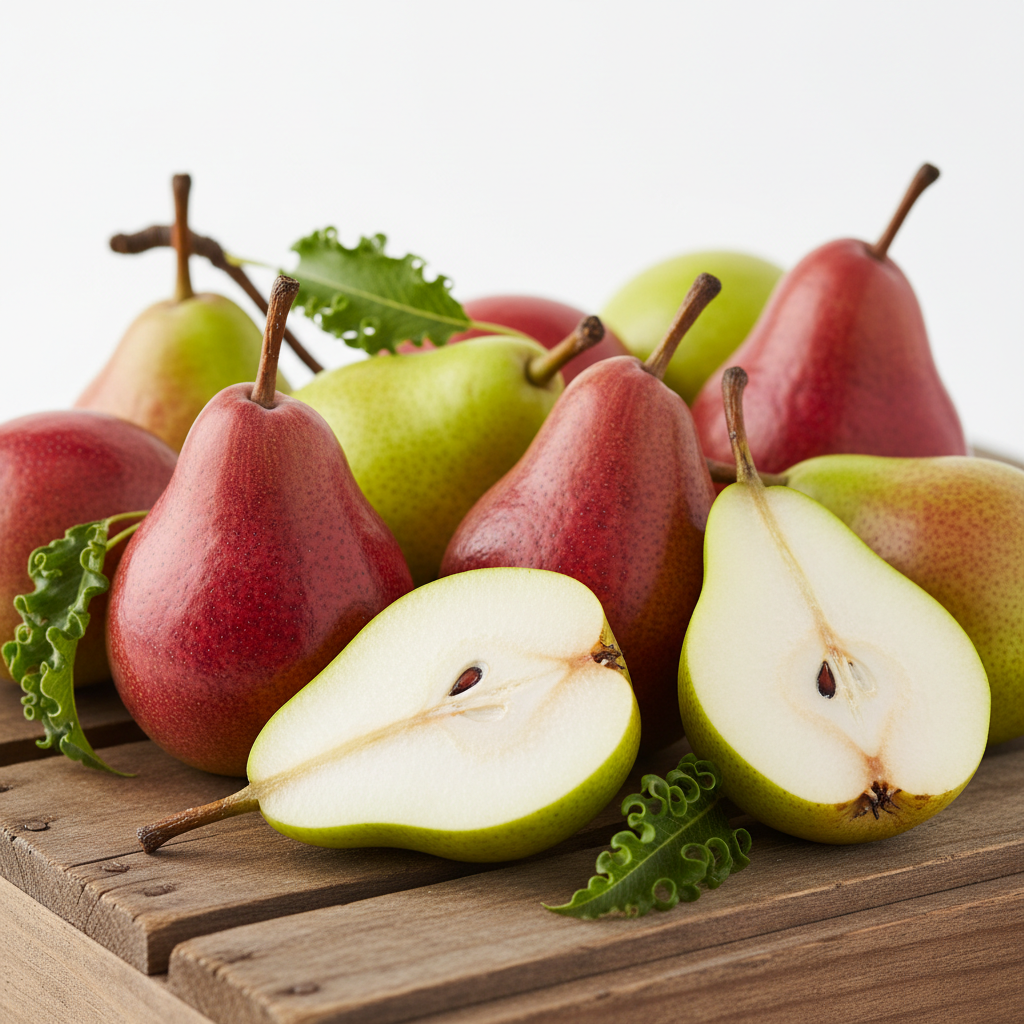 Fresh Corella pears