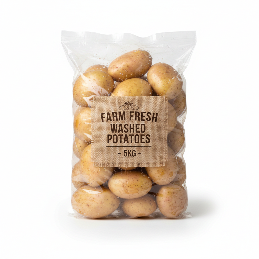 Washed Potato Bag 5 Kg